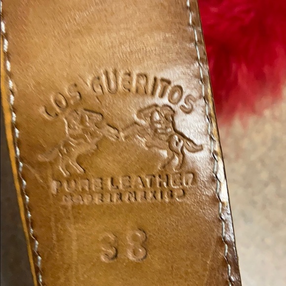Los Gueritos Ostrich Belt - Picture 5 of 8